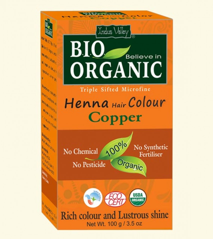 Indus valley Henna Hair Color Copper
