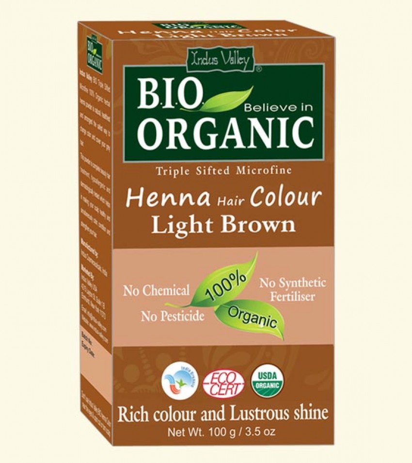 Indus valley Henna Hair Color Light Brown
