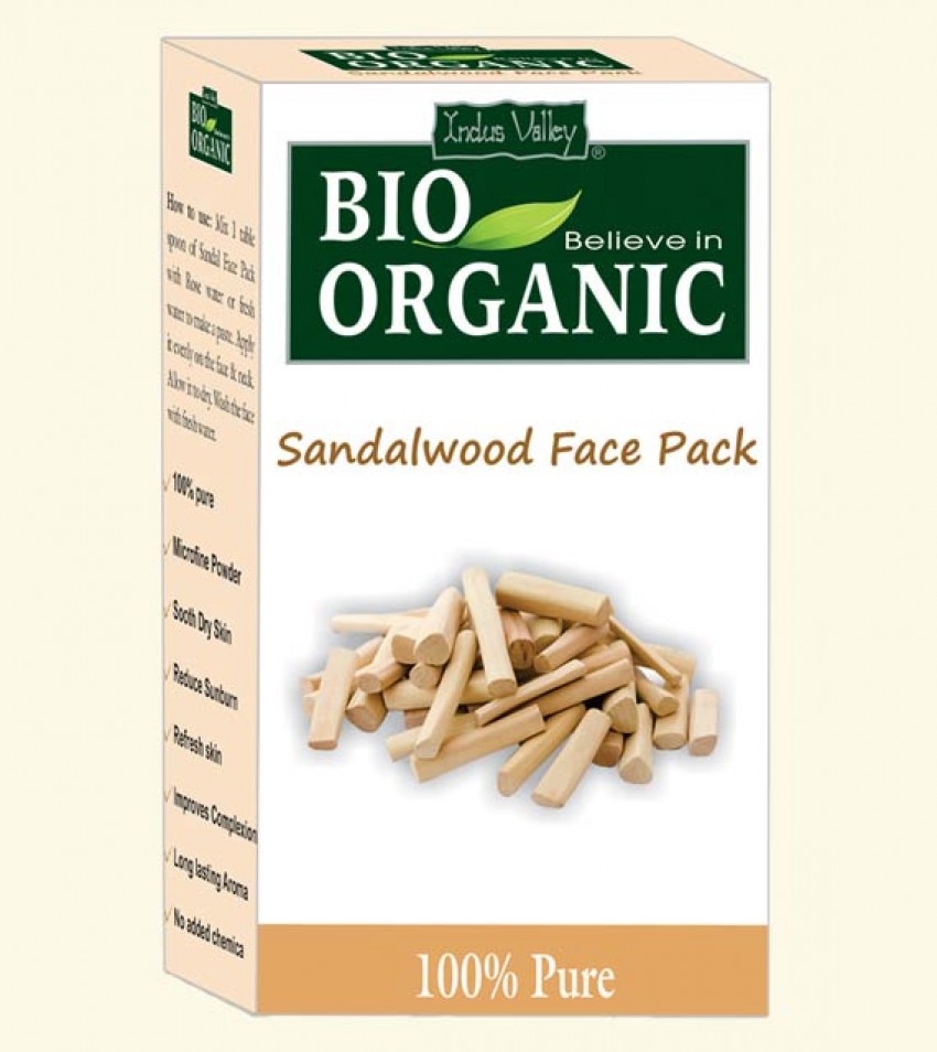 Indus Valley BIO Organic Sandalwood Face Pack Powder 200g