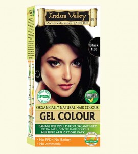 90% Chemical Free Gel Hair Colour Black 1.0