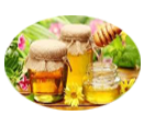 Honey moisturizes the dry skin and repairs our skin